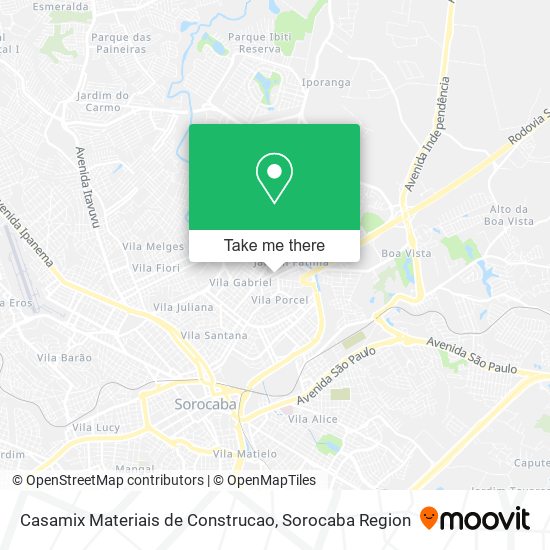 Casamix Materiais de Construcao map