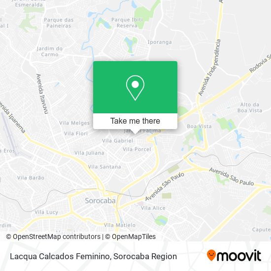 Lacqua Calcados Feminino map