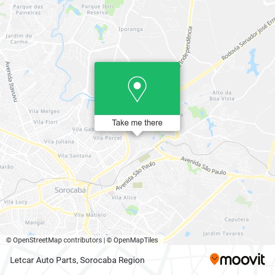 Letcar Auto Parts map