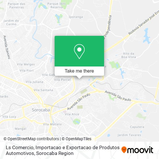 Ls Comercio, Importacao e Exportacao de Produtos Automotivos map