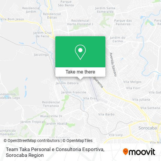 Team Taka Personal e Consultoria Esportiva map