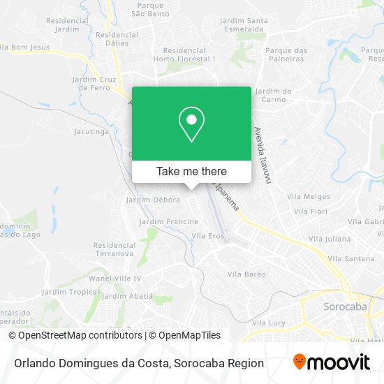 Mapa Orlando Domingues da Costa