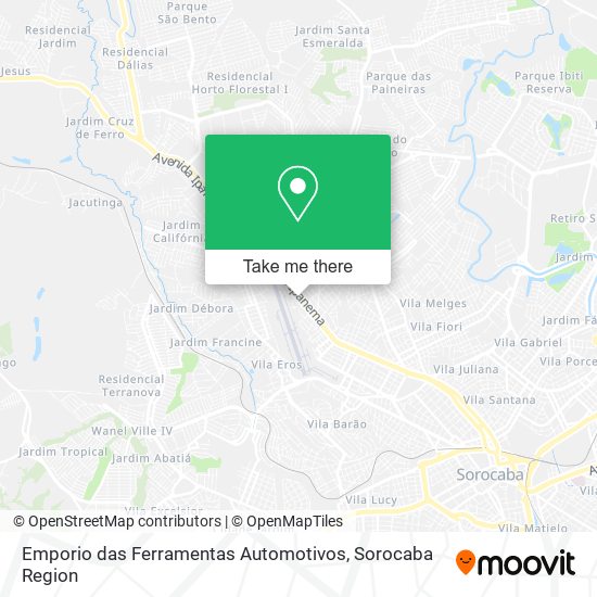 Mapa Emporio das Ferramentas Automotivos