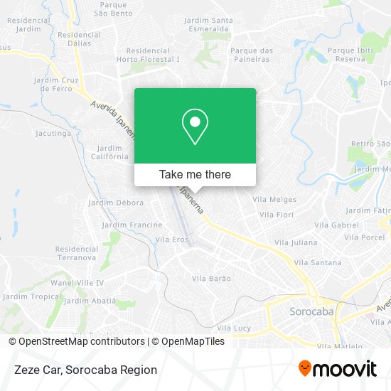 Zeze Car map