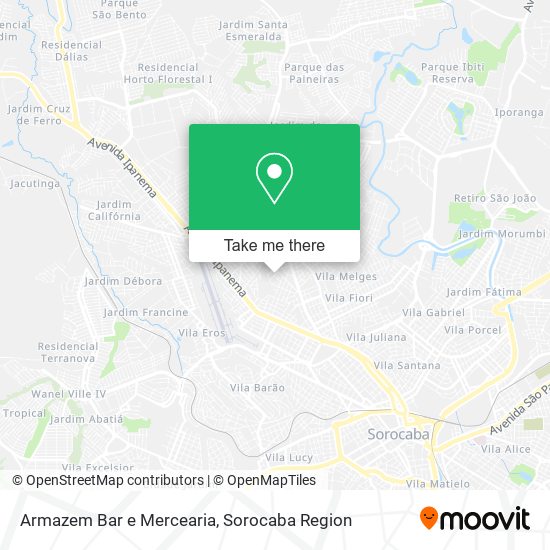 Armazem Bar e Mercearia map