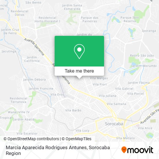 Mapa Marcia Aparecida Rodrigues Antunes