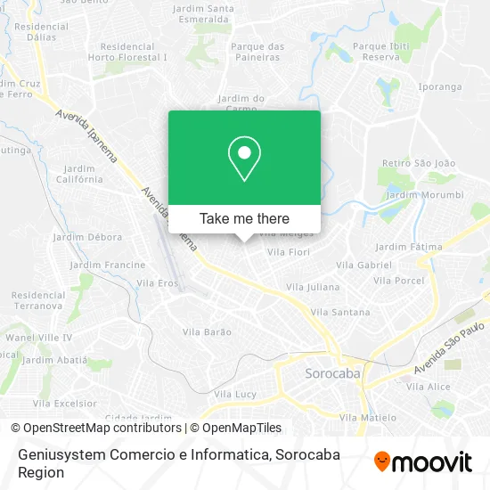 Geniusystem Comercio e Informatica map