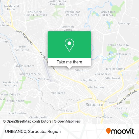 UNIBANCO map