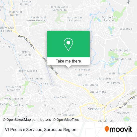 Vf Pecas e Servicos map