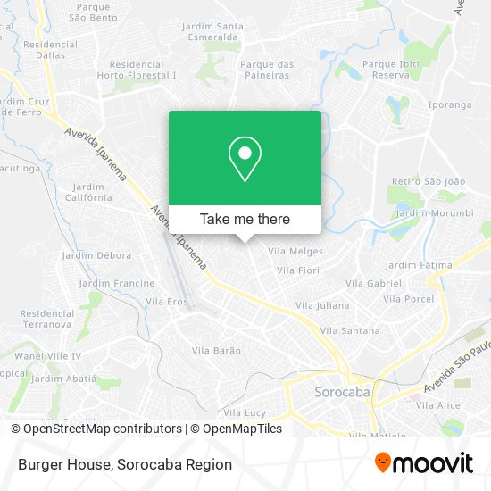 Mapa Burger House