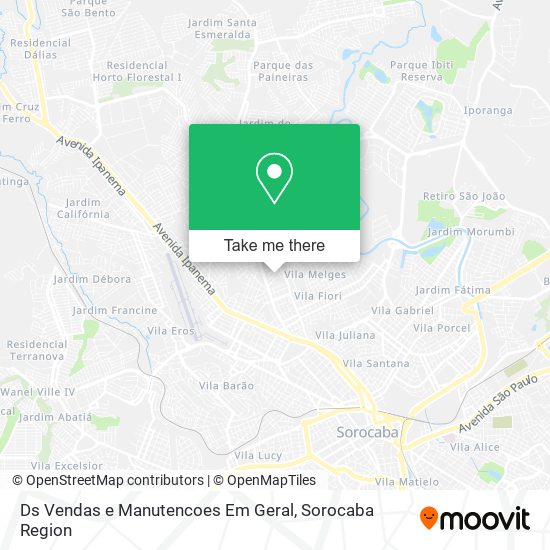 Ds Vendas e Manutencoes Em Geral map