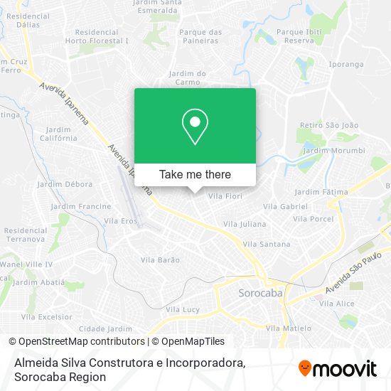 Almeida Silva Construtora e Incorporadora map