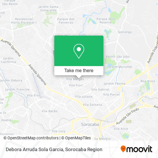 Debora Arruda Sola Garcia map