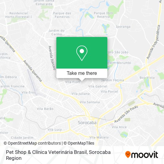 Pet Shop & Clínica Veterinária Brasil map