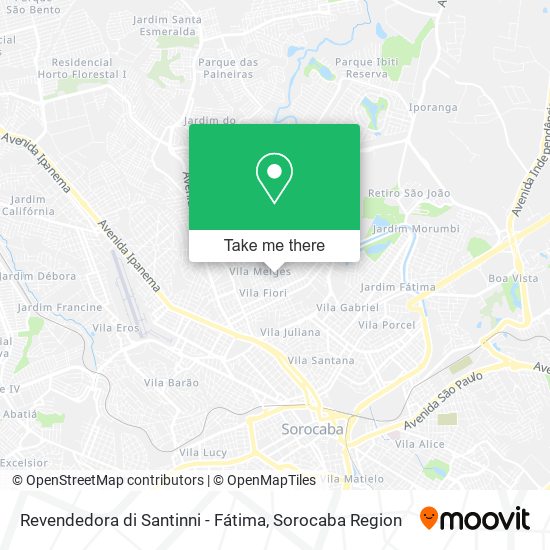 Revendedora di Santinni - Fátima map