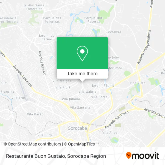 Restaurante Buon Gustaio map