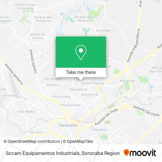 Sccam Equipamentos Industriais map