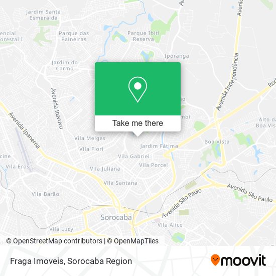 Fraga Imoveis map