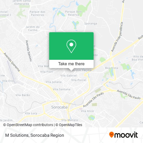 M Solutions map