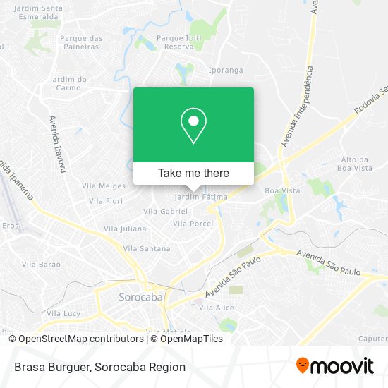 Brasa Burguer map