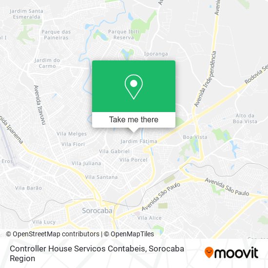 Controller House Servicos Contabeis map