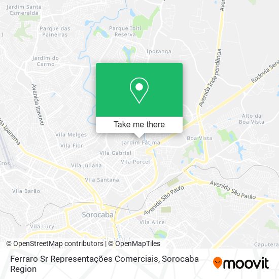 Ferraro Sr Representações Comerciais map