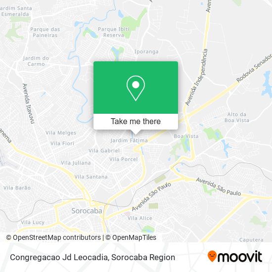 Mapa Congregacao Jd Leocadia