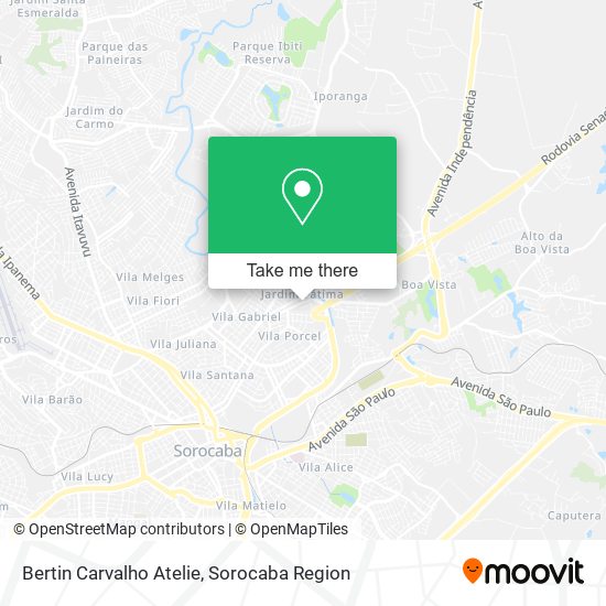 Bertin Carvalho Atelie map