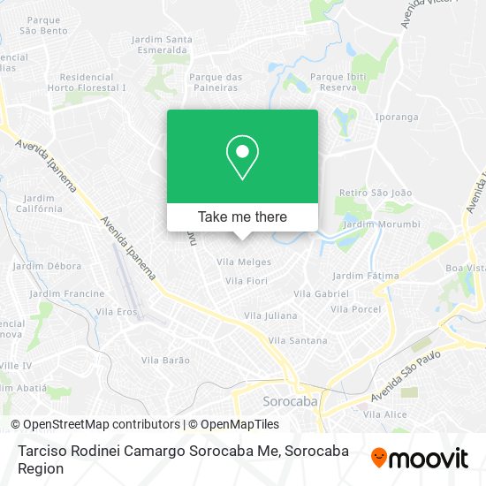 Tarciso Rodinei Camargo Sorocaba Me map