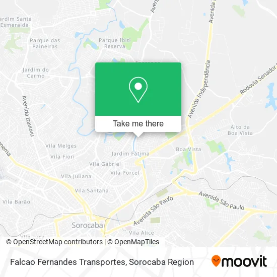 Falcao Fernandes Transportes map