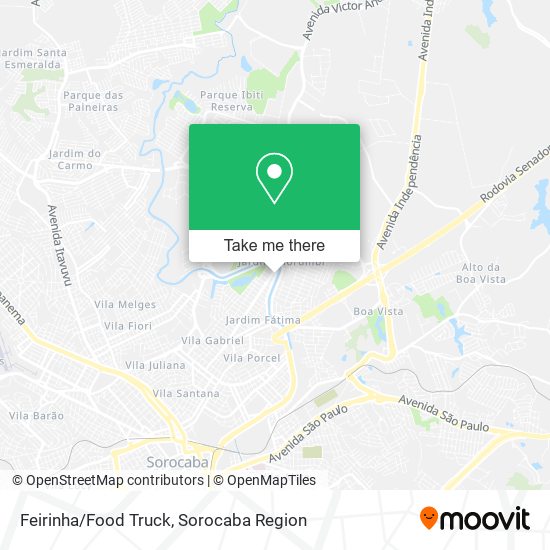 Mapa Feirinha/Food Truck