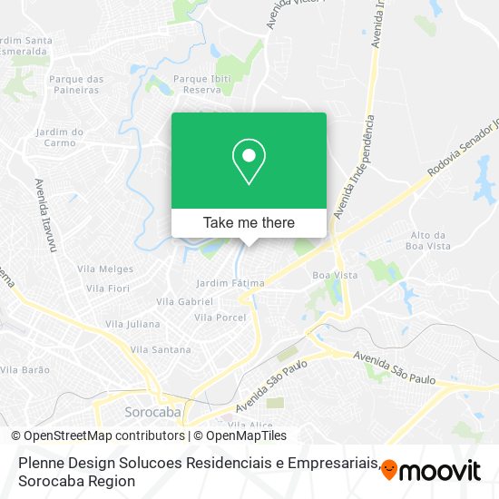 Mapa Plenne Design Solucoes Residenciais e Empresariais