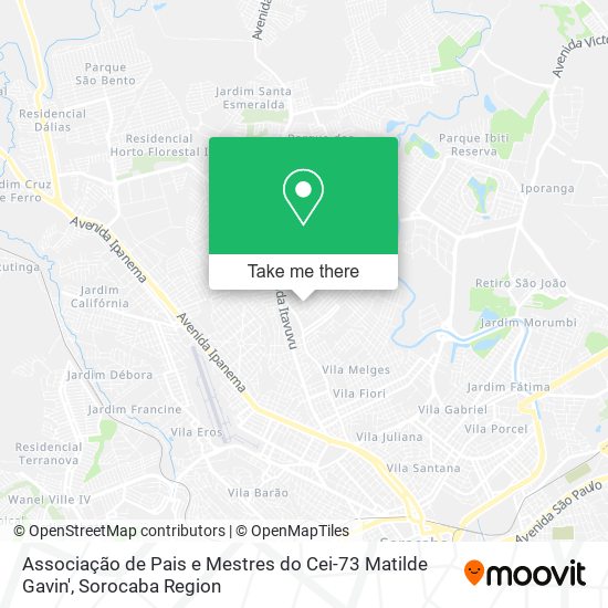 Associação de Pais e Mestres do Cei-73 Matilde Gavin' map