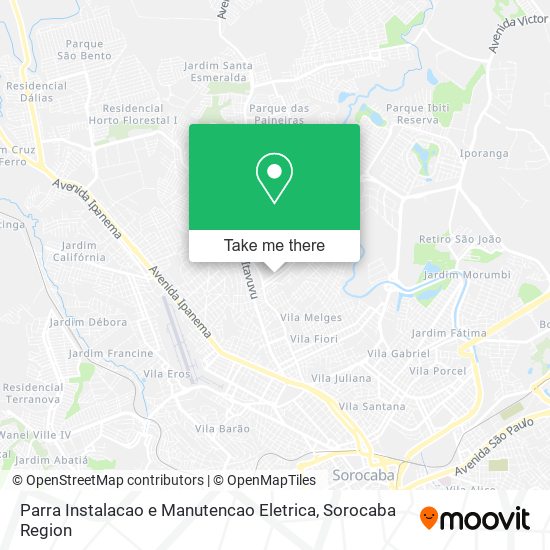 Parra Instalacao e Manutencao Eletrica map