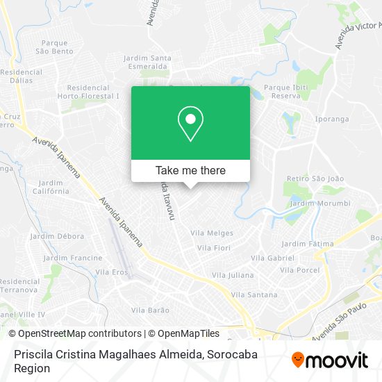 Priscila Cristina Magalhaes Almeida map