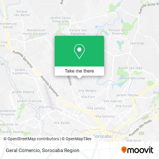 Geral Comercio map