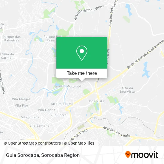 Guia Sorocaba map