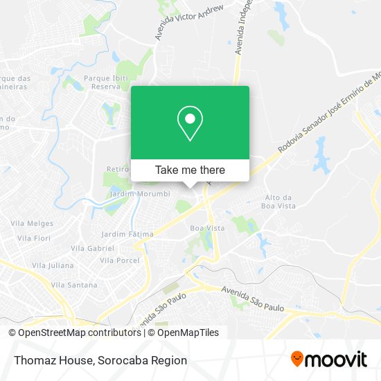 Mapa Thomaz House