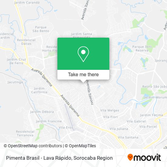 Mapa Pimenta Brasil - Lava Rápido
