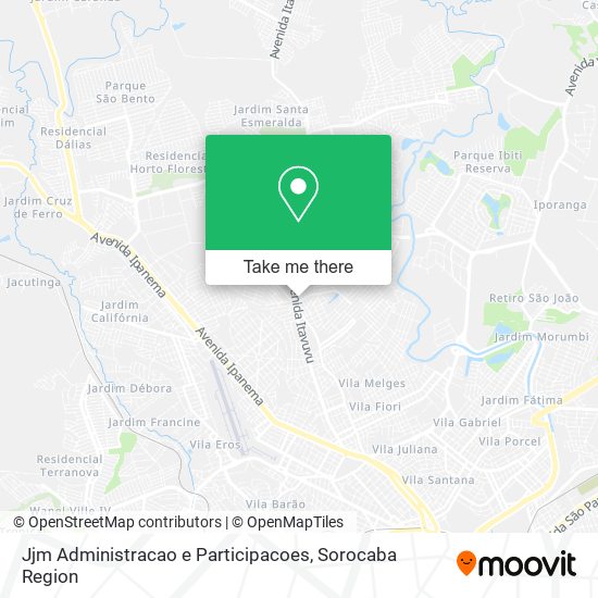 Jjm Administracao e Participacoes map