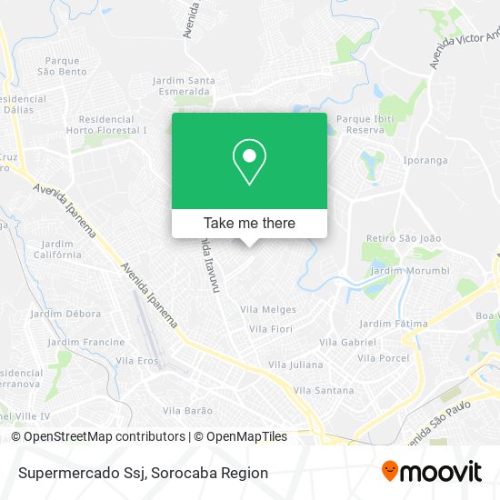 Mapa Supermercado Ssj