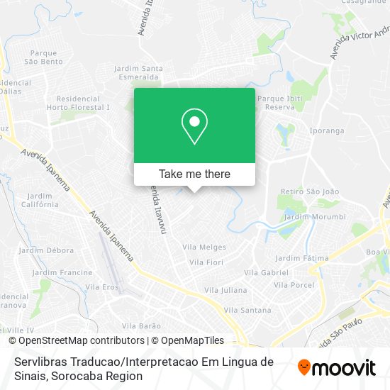 Servlibras Traducao / Interpretacao Em Lingua de Sinais map