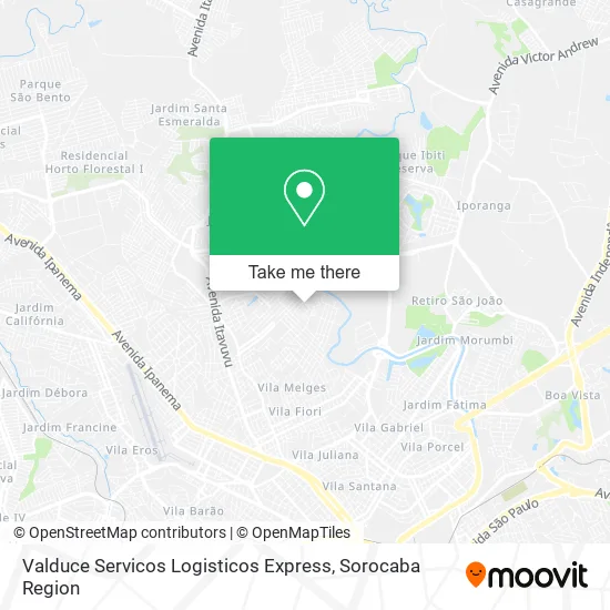 Valduce Servicos Logisticos Express map