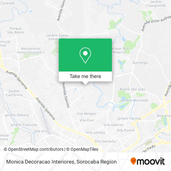 Monica Decoracao Interiores map