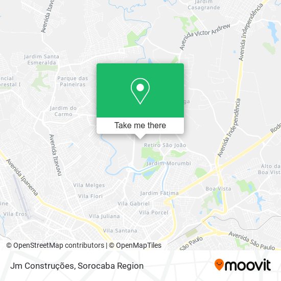 Jm Construções map