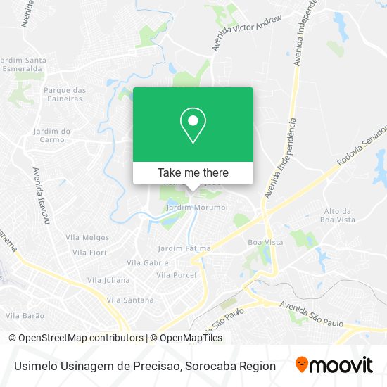 Usimelo Usinagem de Precisao map