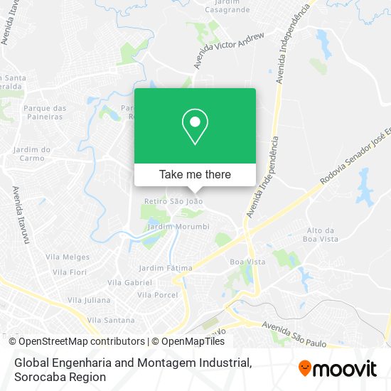 Mapa Global Engenharia and Montagem Industrial