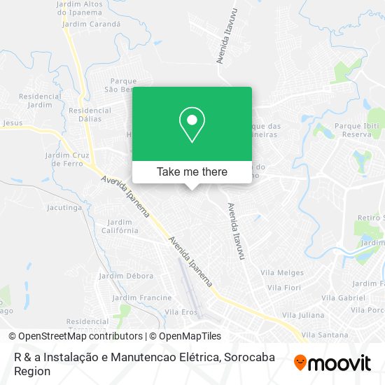 R & a Instalação e Manutencao Elétrica map