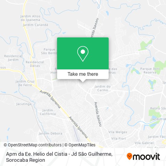 Apm da Ee. Helio del Cistia - Jd São Guilherme map