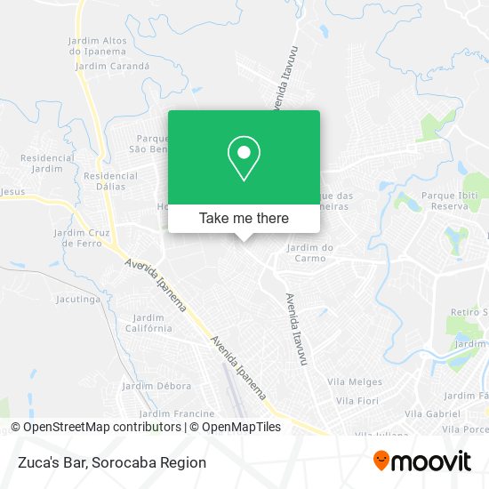 Zuca's Bar map